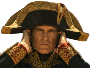 joaquin phoenix napoleon bonaparte empereur mains oreilles