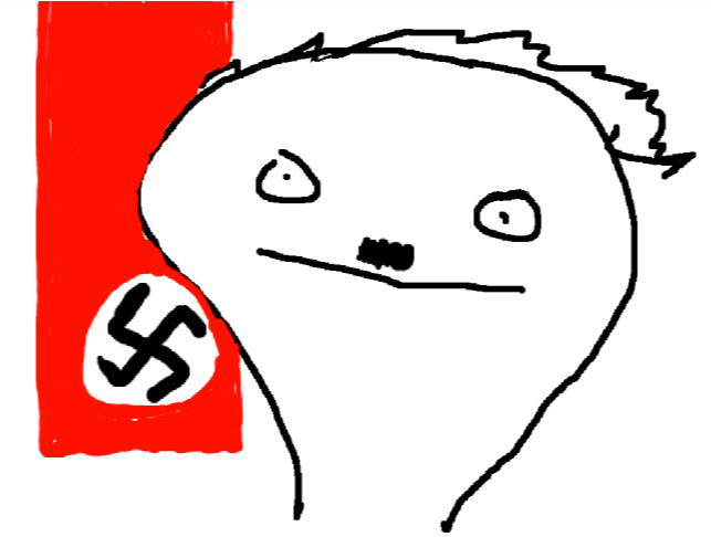 mongol debile moche hitler nazi allemand