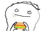 mongol-debile-moche-gros-obese-burger-manger