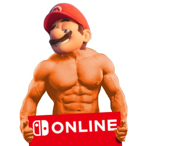 mario sexy stripper striptease pancarte nintendo switch online premium paywall nude nu muscle prostitution tinnova