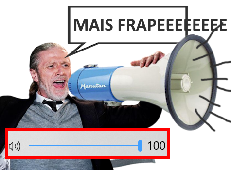 petit emmanuel frappe hurle miaule gueule foot football ff rmc megaphone