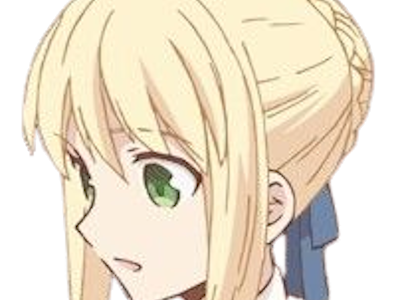 Sticker tare de dark saber auroria moupe fate stay night meilleure waifu artoria reine bretagne par Moupe258