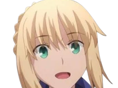 Sticker tare de dark saber auroria moupe fate stay night meilleure waifu artoria reine bretagne par Moupe258