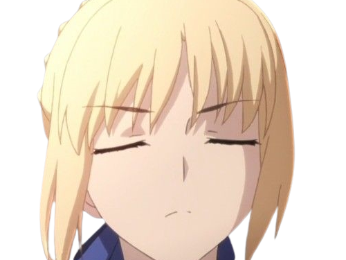 Sticker tare de dark saber auroria moupe fate stay night meilleure waifu artoria reine bretagne par Moupe258