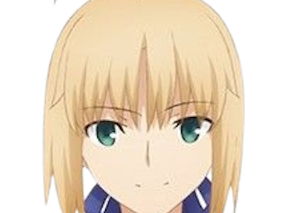 Sticker tare de dark saber auroria moupe fate stay night meilleure waifu artoria reine bretagne par Moupe258