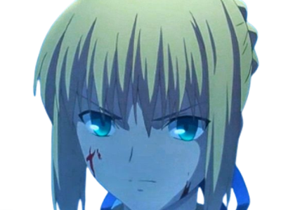 Sticker tare de dark saber auroria moupe fate stay night meilleure waifu artoria reine bretagne par Moupe258