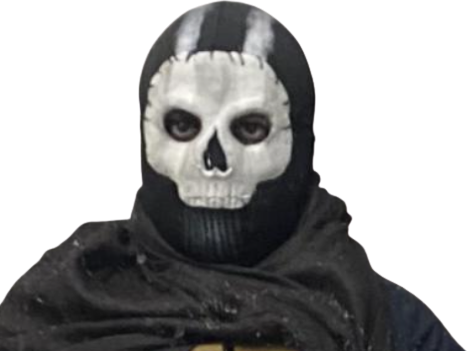 cod call of duty ghost cosplay homme sans 0 tout triste depression depressif