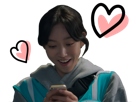 coeur-sourire-message-post-telephone-content-han-ji-hyun-qlc-cdp-coreenne-amour