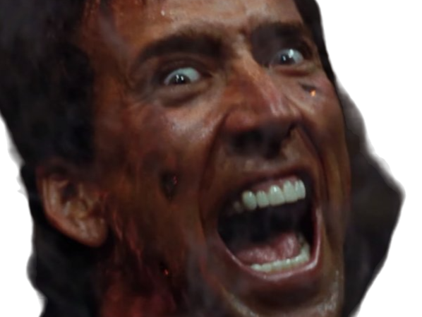 nicolas cage acteur cinema ghost rider marvel hurle