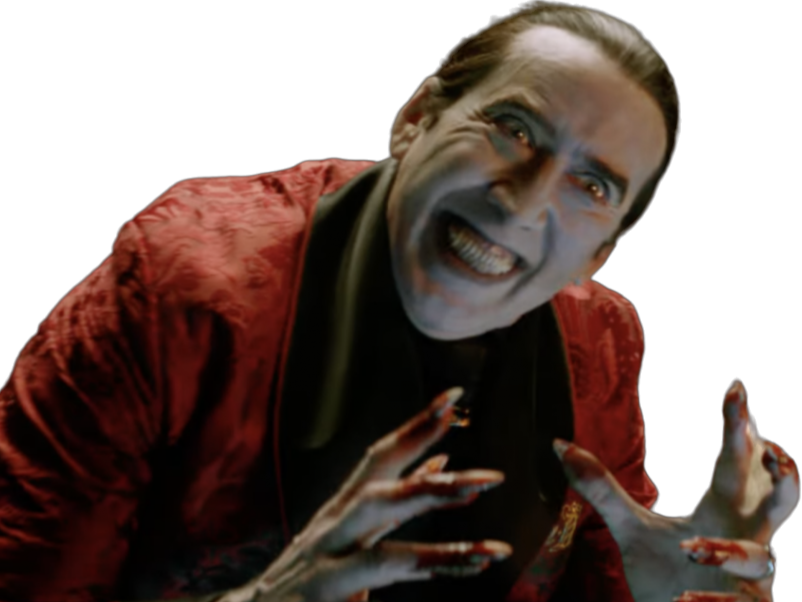 nicolas cage acteur cinema dracula vampire sourire