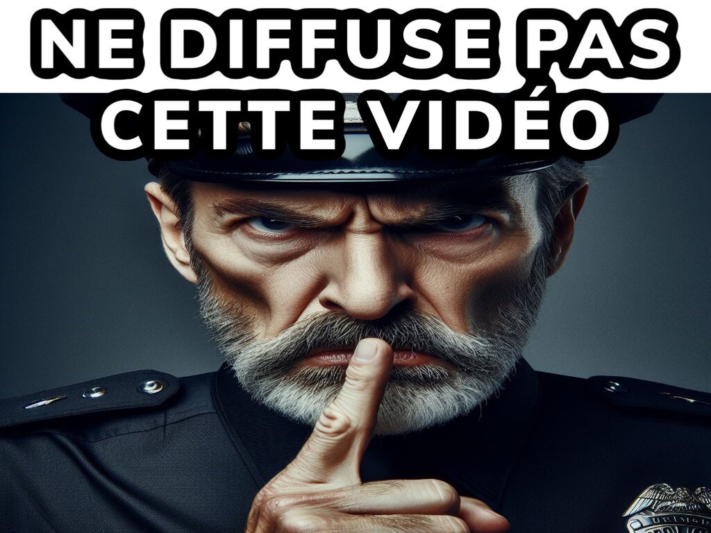 ne diffuse pas cette video du vivre ensemble police policer colere chut relayez