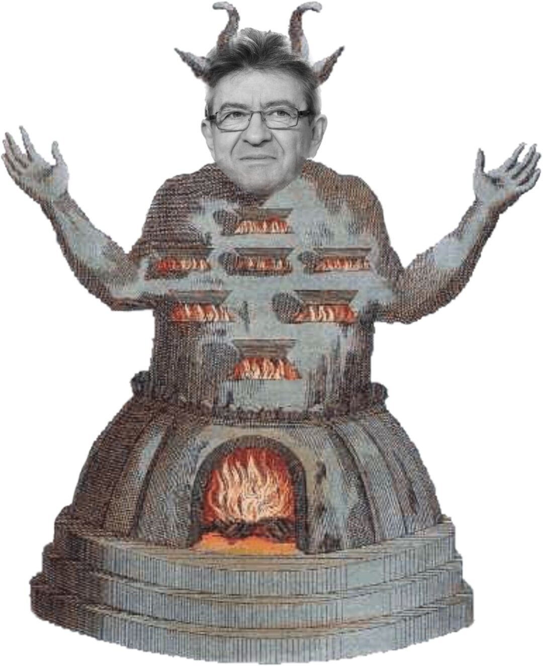 moloch melenchon lfi insoumis satan