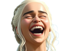 dany-daenerys-got-game-of-thrones-rigole-rire-sourire-fille-femme-moque-joie