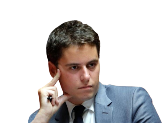 attal premier ministre regard destructeur main blase assemblee nationale