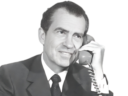 nixon lune 1969 apollo telephone appel telephonique zoom fake usa president