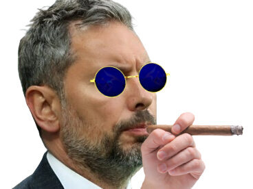 david friio ol olympique lyonnais lunettes cigare boss