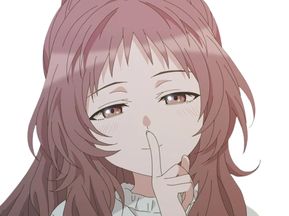 kj kikoojap anime manga mie ai glasses megane fille mignonne secret chut shhh chh silence