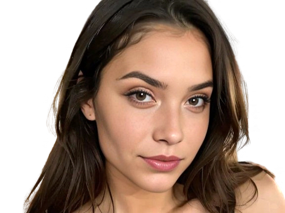 fille modele photo regard