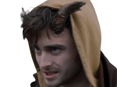 ignatius diable cambion cornes horns daniel radcliffe