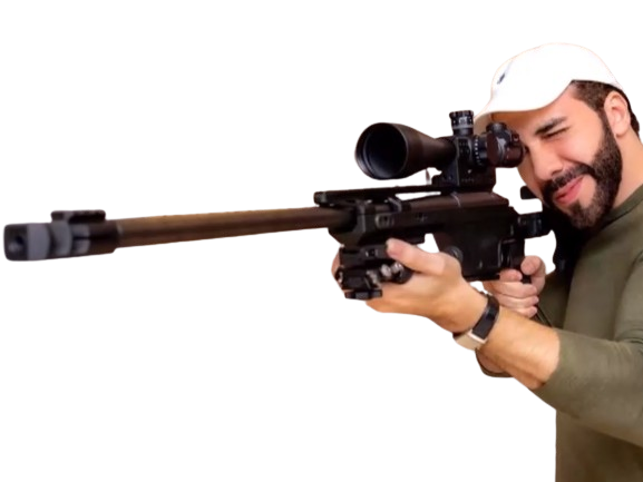 nayib bukele m6u sniper president salvador
