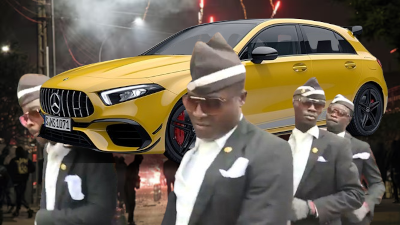 nahel coffin dance emeutes mercedes a45 amg rip