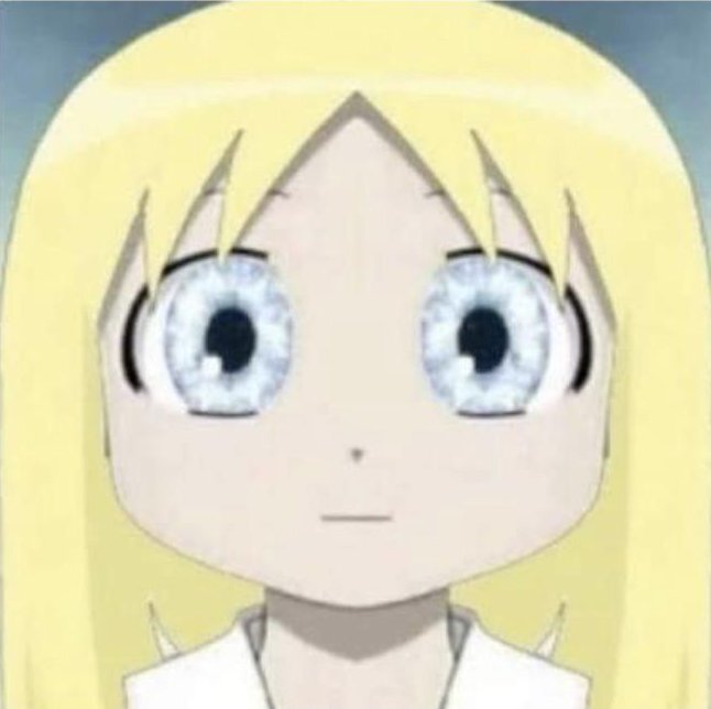 anime ubi azumanga ayumu kasuma blond a10