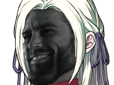Sticker edelgard chad fire emblem edelchad par Jules_Cigognent