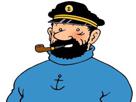 capitaine-haddock-tintin-archibald-mer-ocean-bateau-marin-dur-content-heureux-bd-heros-ami-fic