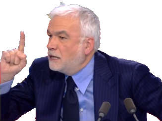 praud cnews doigt bg colere cri costume serieux gueuler fache hurle politic menace