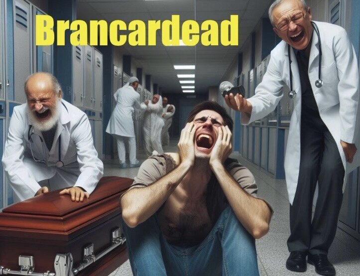 brancard hopital systeme cercueil docteur selection secu mort pleure attente