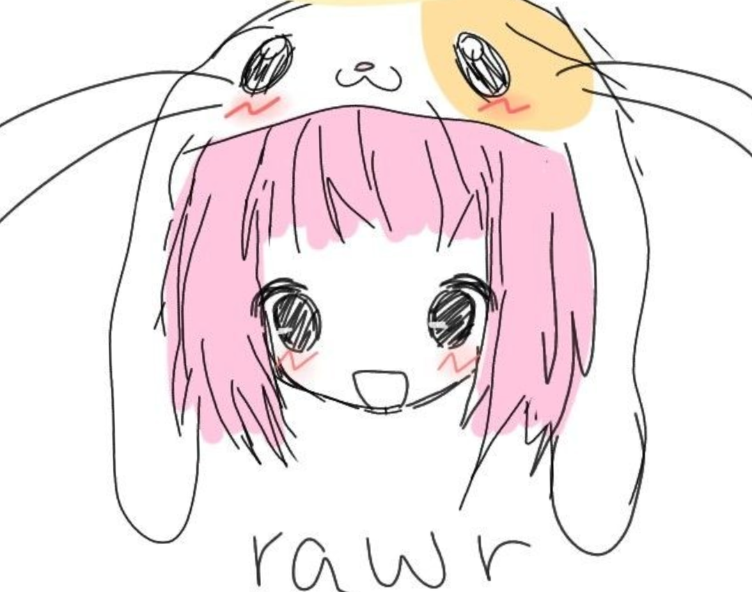 fille adiantum lapin manga bishoujo moe mignon