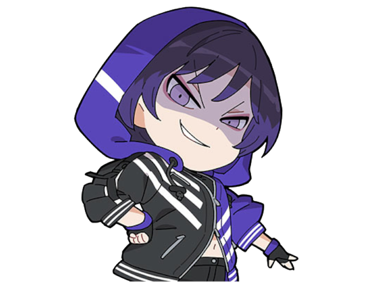 tekken chibi sticker reina peste angry