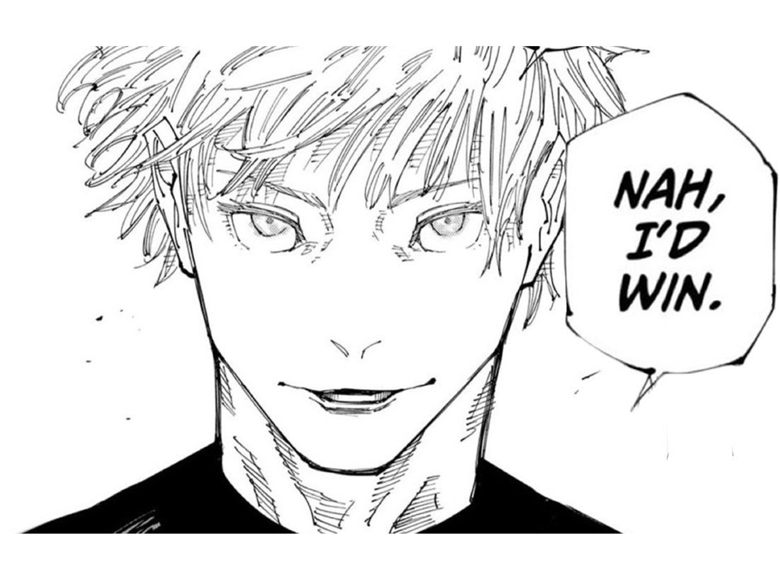 jujutsu kaisen gojo nah id win