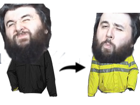 hooper retournement veste