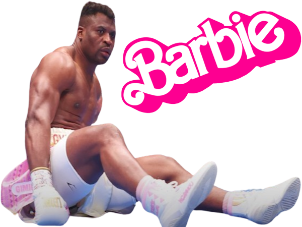 francis ngannou barbie rose ko boxe joshua choque surpris reveil