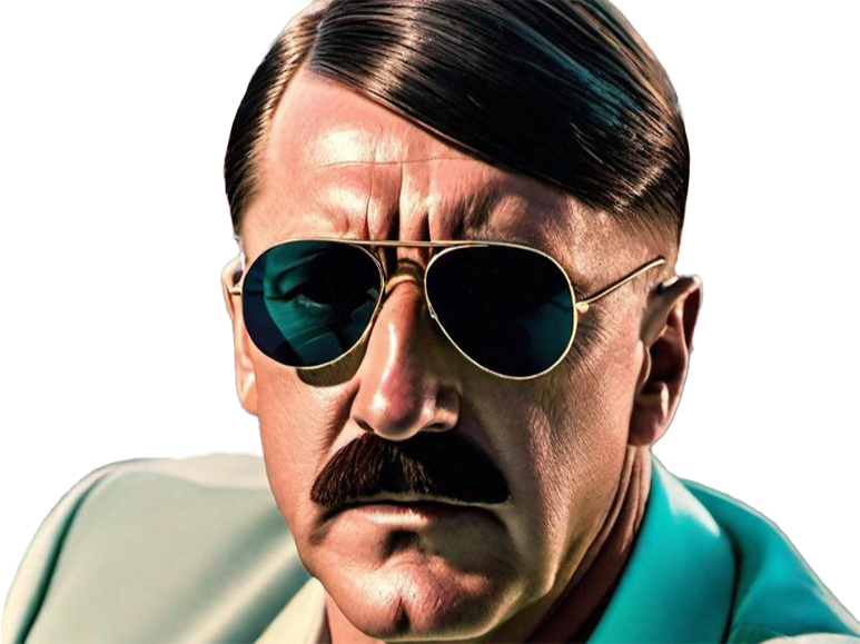 hitler adolf bg go muscu millionnaire ww2 gros gamos allemand nazi lunettes