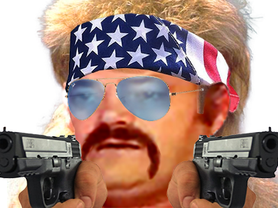 usa etats unis murica merica arme pistolet gun texas texan drapeau flag lunettes