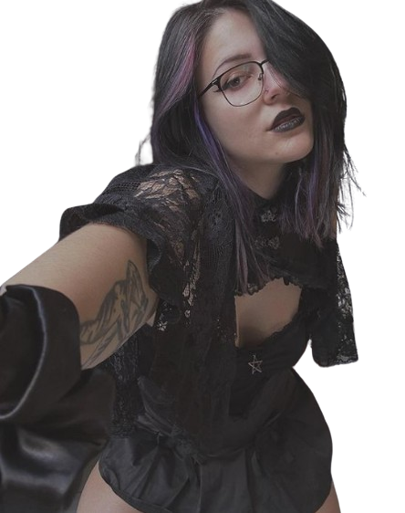 lily trollge gothique gothic goth emo fille girl
