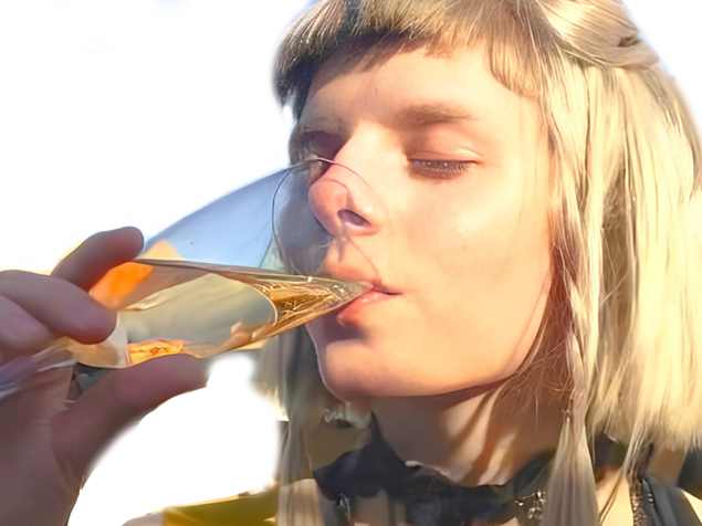 aurora chanteuse fille cute adorable boissonne rage pleure chouine braille tyrozz