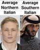italien-blanc-arabe-marron-bronse-meme-nord-vs-sud-italie