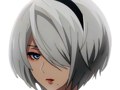 moupe 2b nier automata waifu cyborg sans bandeau