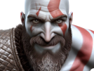 kratos-gow-god-of-war-regard-fixe-face-sourire-moque
