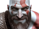 kratos-gow-god-of-war-fixe-face-regard-moque-troll