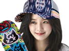 park-gyu-young-coreenne-actrice-mignonne-sourire-regard-casquette-street-skateboard