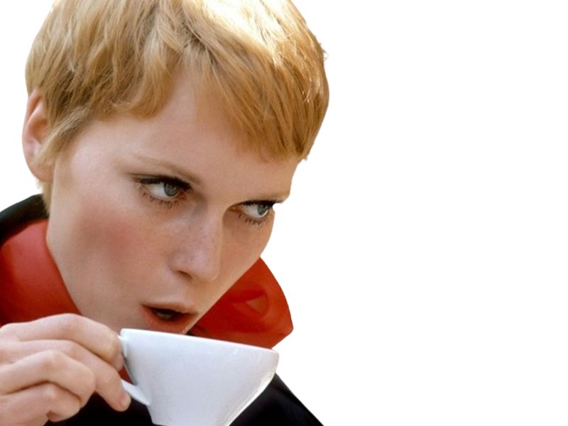 mia farrow rosemary baby cheveux court blonde actrice 60s