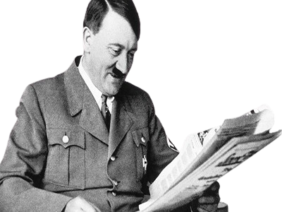 adolf hitler journal nazi ns reich allemand presse