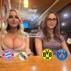 ligue-des-champions-psg-borussia-dortmund-real-madrid-bayern-munich-femme-meuf-fille-blonde