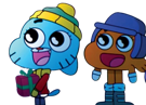 gumball-darwin-noel-hiver-froid-neige-cadeau-christmas-xmas-chapka-bonnet-magie-chat-poisson