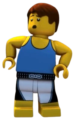 jay ninja foudre ninjago lego bleu ete summer debardeur marcel vacance vacances eclair plage saison2