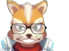 starfox-fox-mccloud-zero-anime-lunettes-intellectuel-intello-binoclard-sourire-dents-tinnova